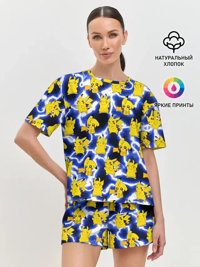 Женская пижама с шортами