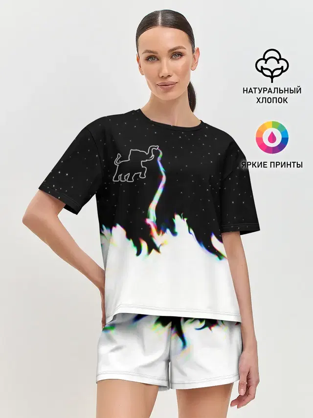 Женская пижама с шортами