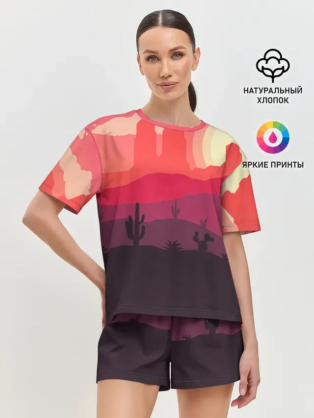 Женская пижама с шортами