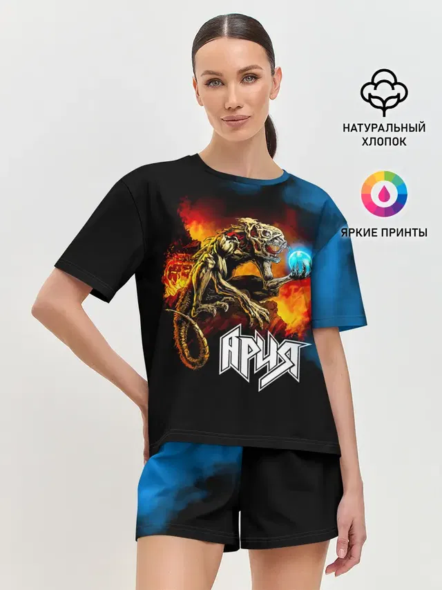 Женская пижама с шортами