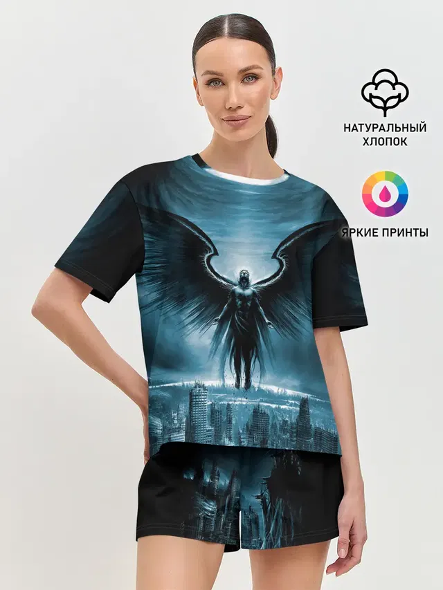 Женская пижама с шортами
