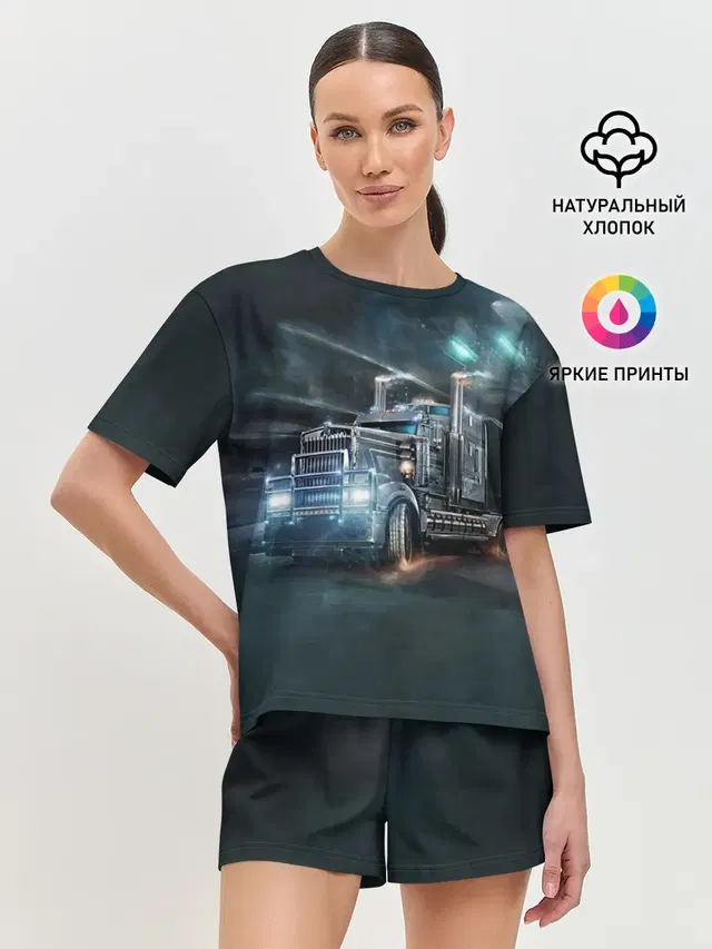Женская пижама с шортами