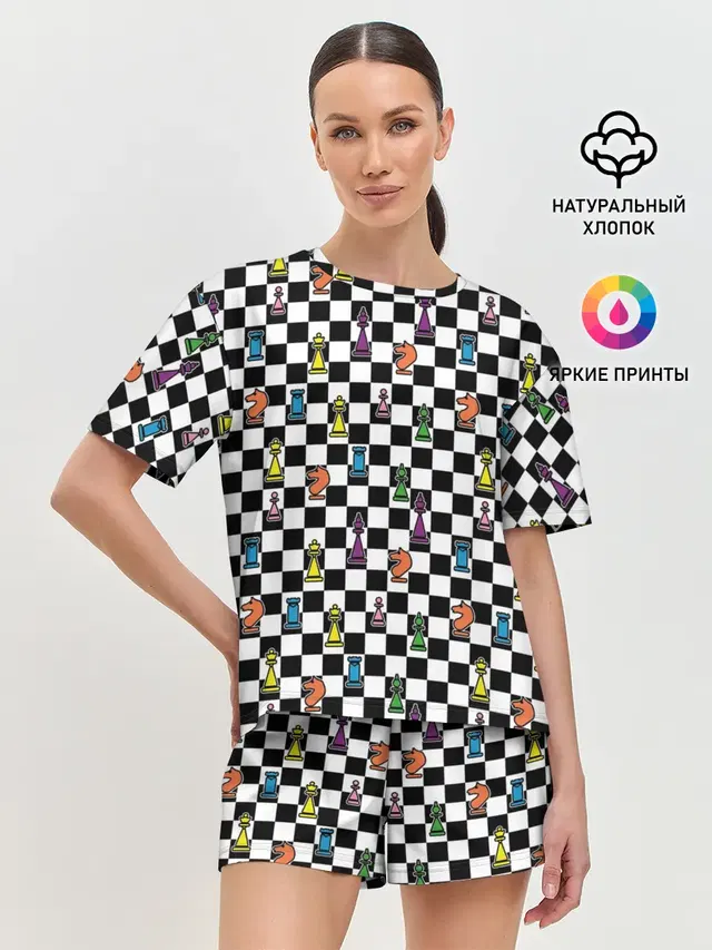 Женская пижама с шортами