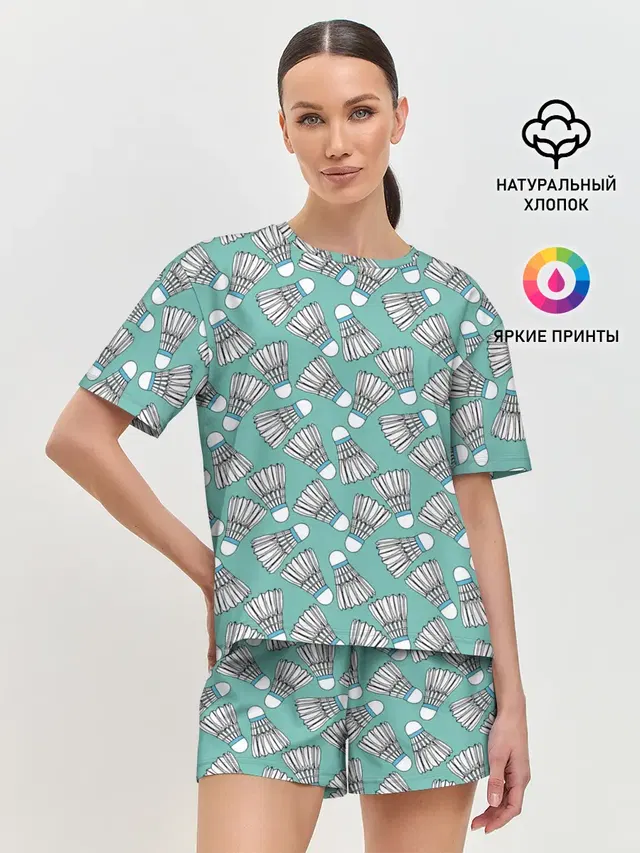 Женская пижама с шортами