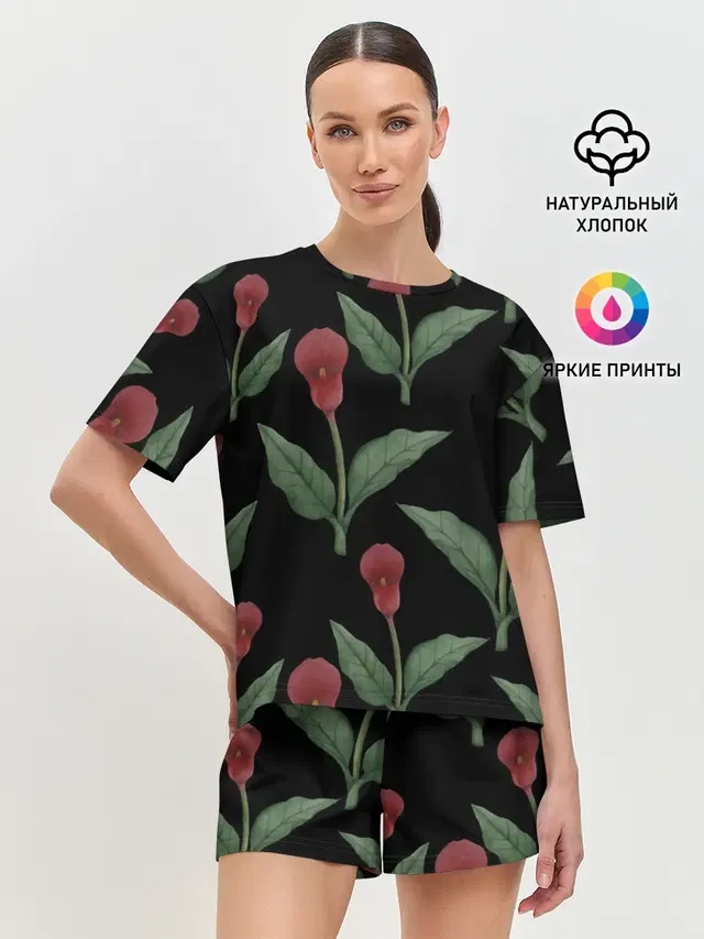 Женская пижама с шортами