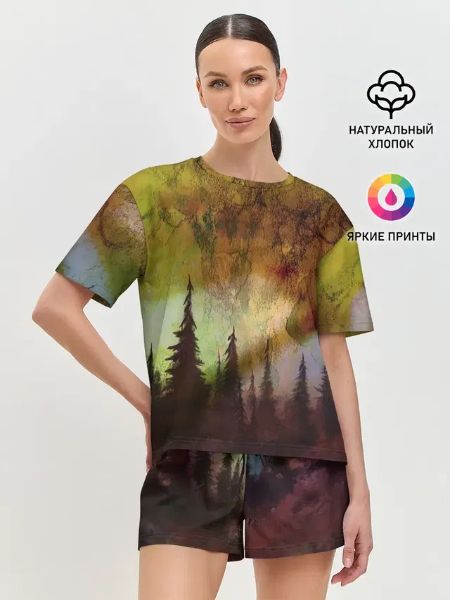 Женская пижама с шортами
