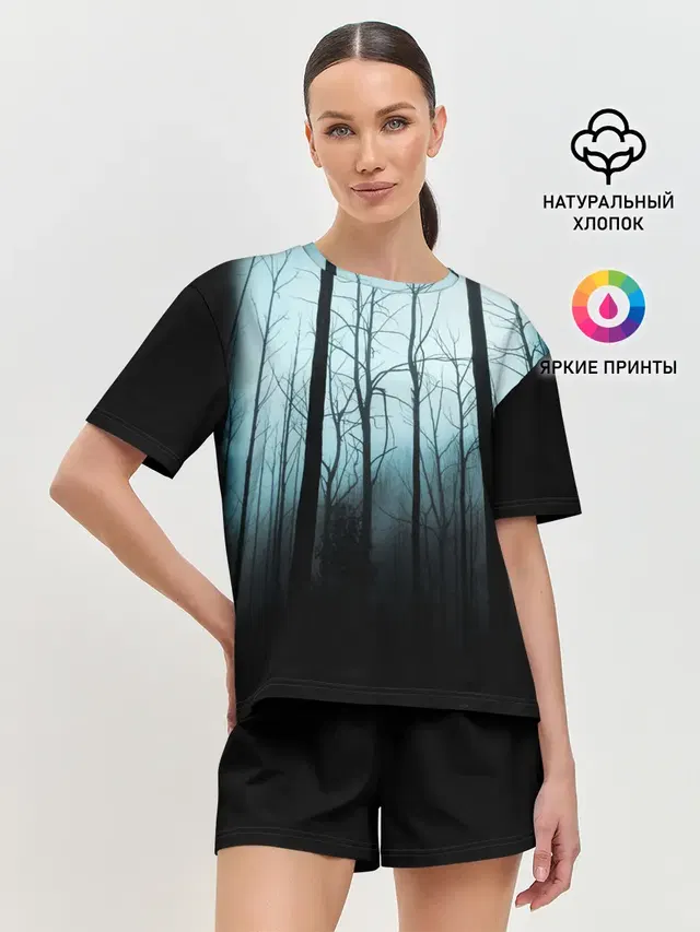 Женская пижама с шортами