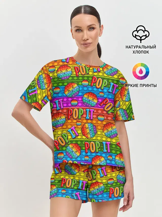 Женская пижама с шортами
