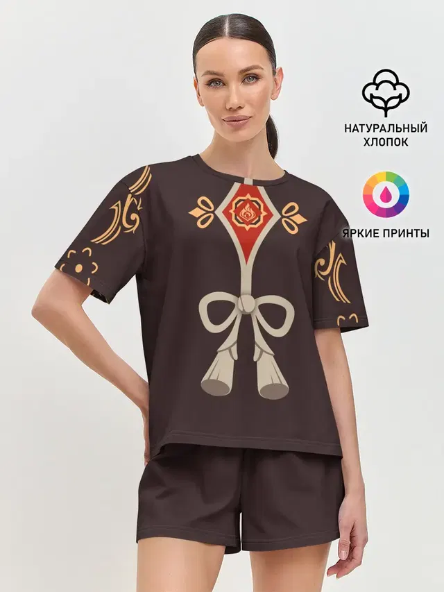 Женская пижама с шортами