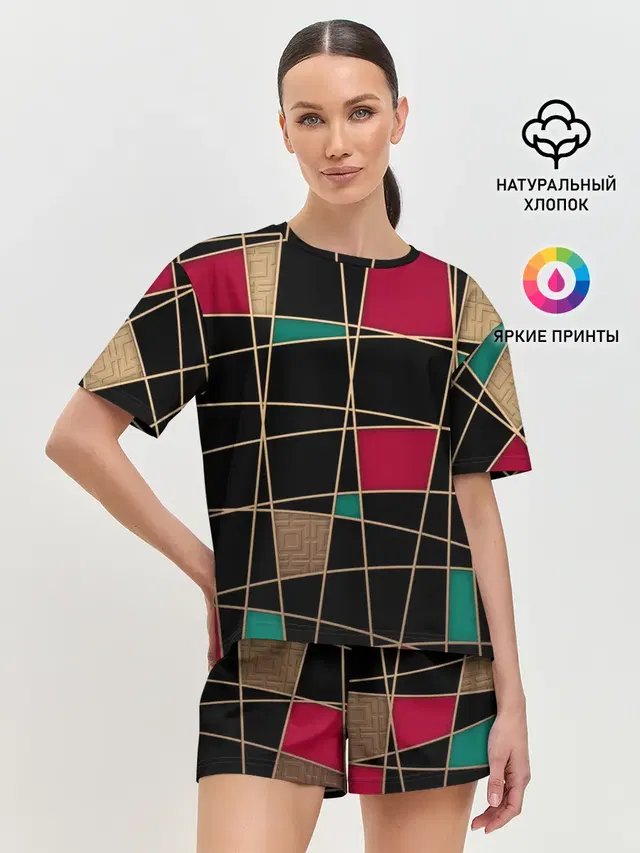 Женская пижама с шортами