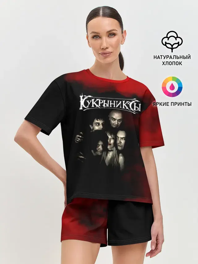 Женская пижама с шортами
