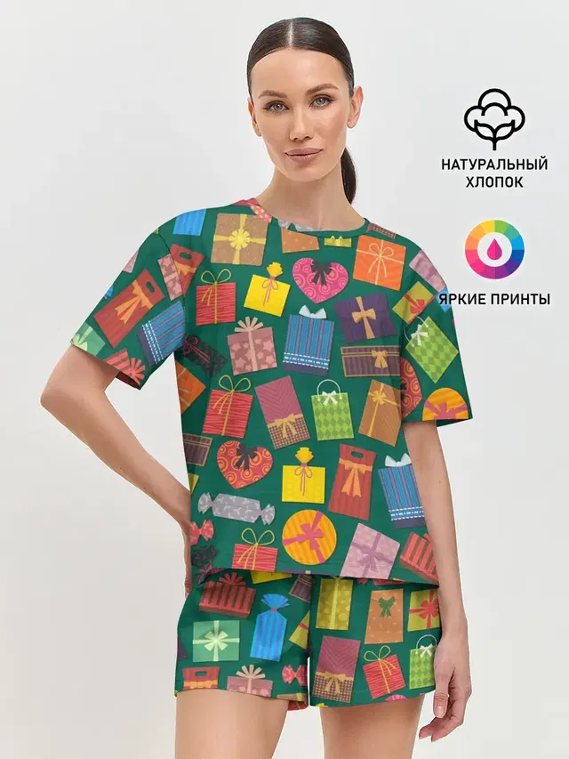 Женская пижама с шортами