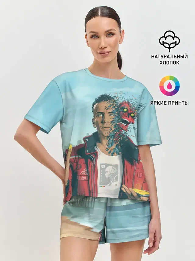 Женская пижама с шортами
