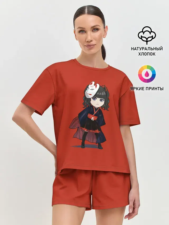 Женская пижама с шортами