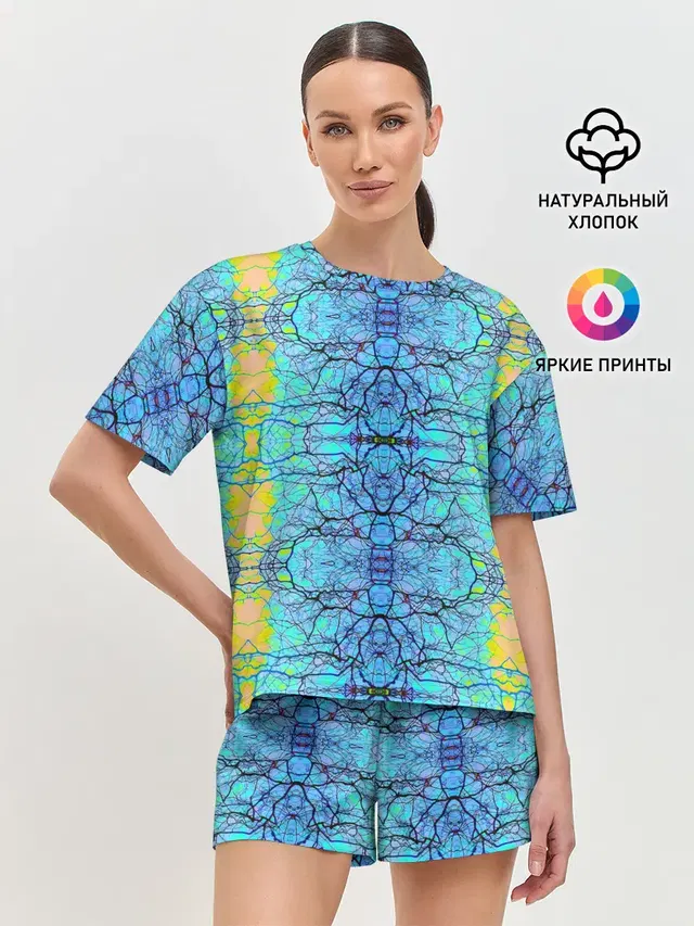 Женская пижама с шортами