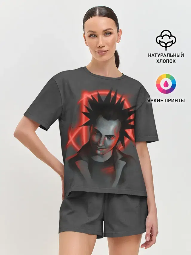 Женская пижама с шортами