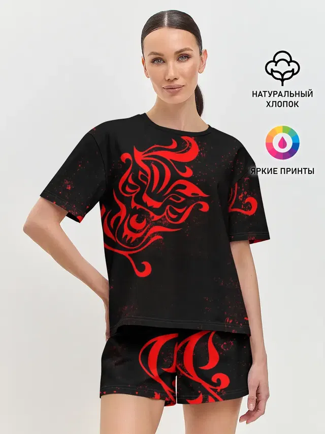 Женская пижама с шортами