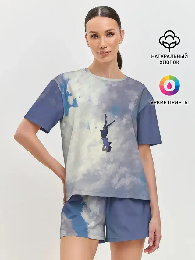 Женская пижама с шортами