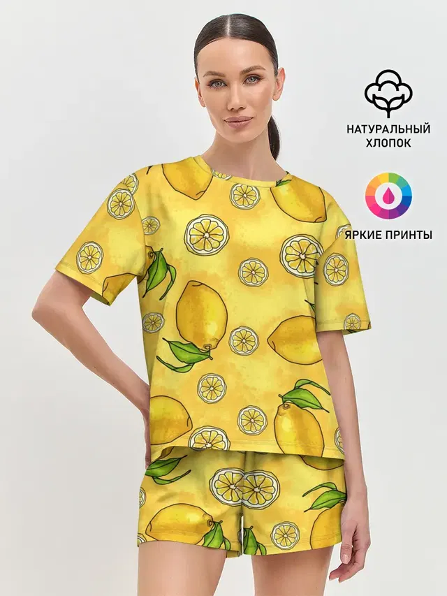 Женская пижама с шортами