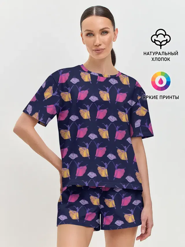 Женская пижама с шортами