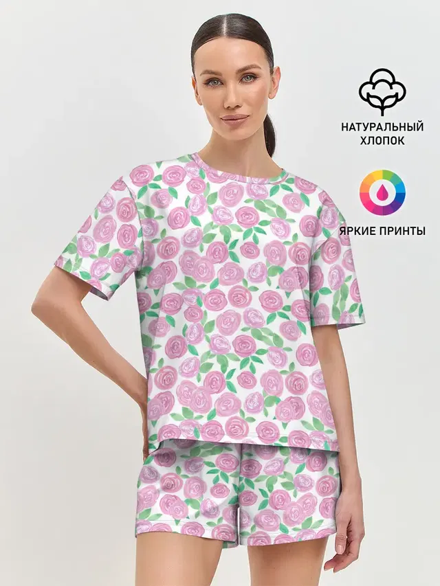 Женская пижама с шортами