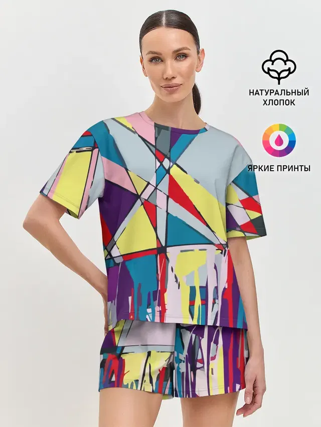 Женская пижама с шортами