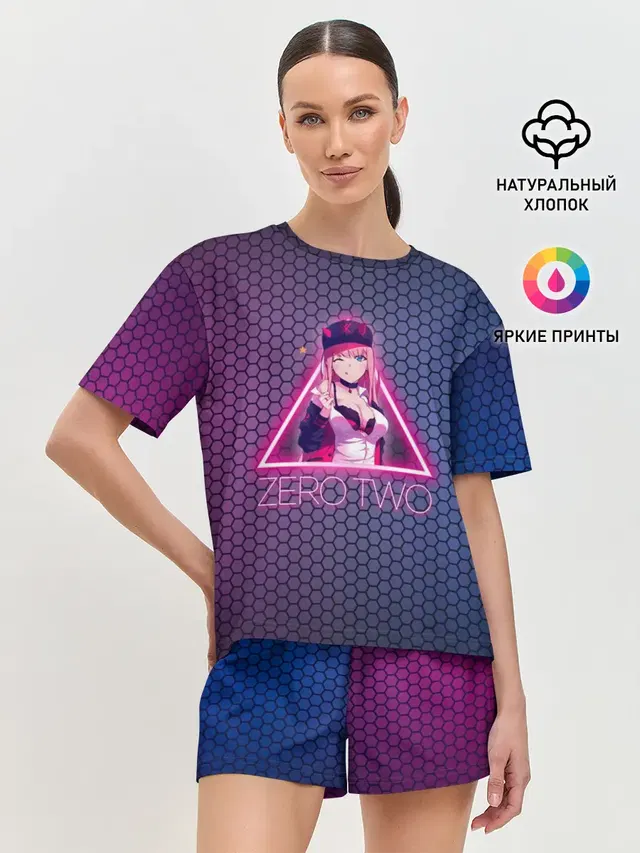 Женская пижама с шортами