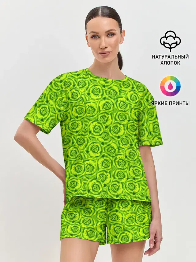 Женская пижама с шортами