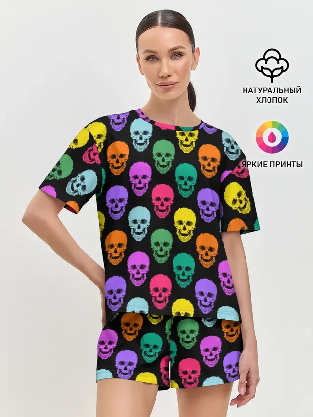 Женская пижама с шортами