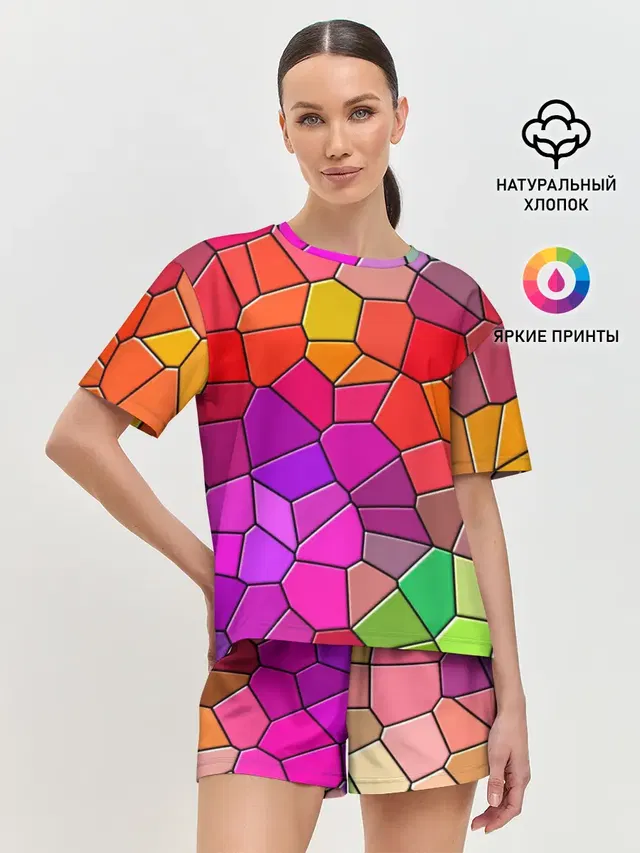 Женская пижама с шортами