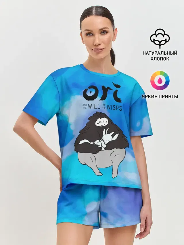 Женская пижама с шортами