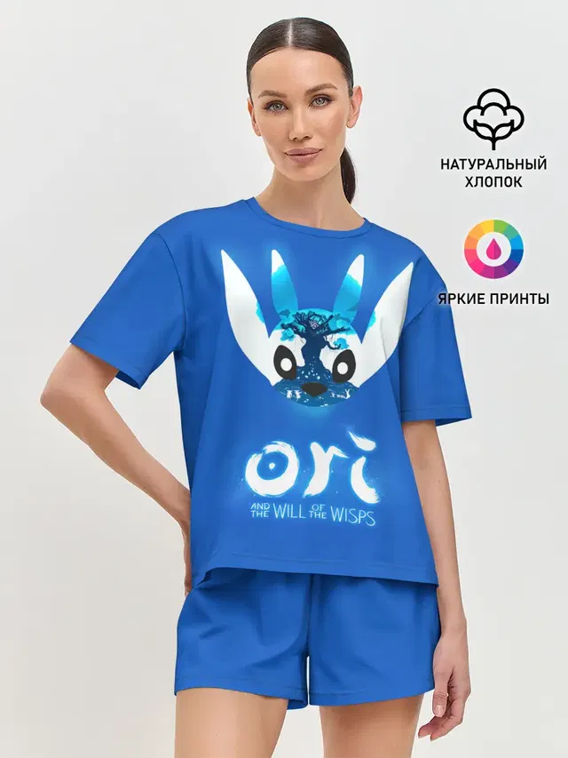 Женская пижама с шортами