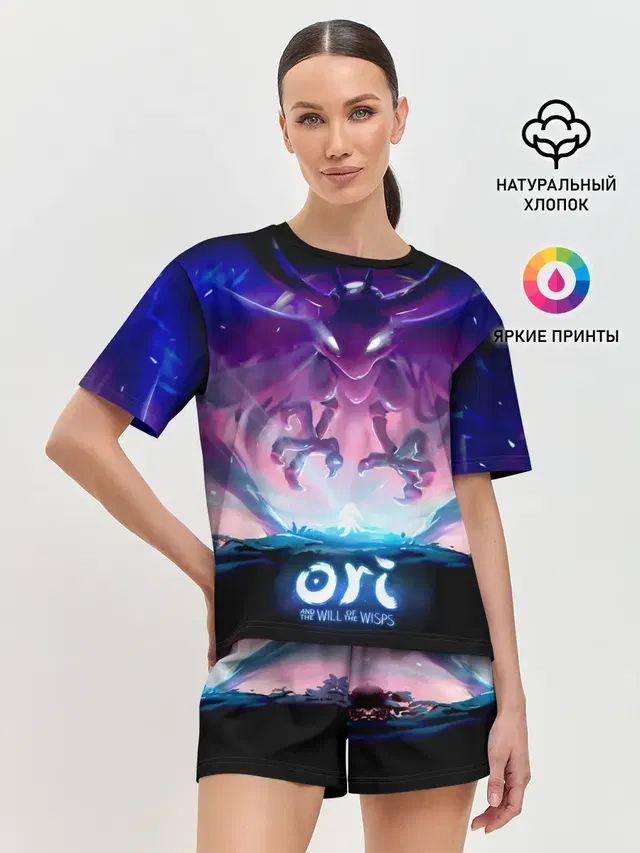 Женская пижама с шортами