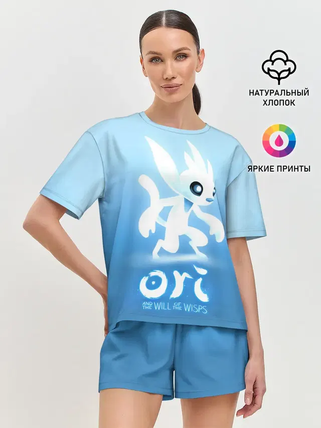 Женская пижама с шортами
