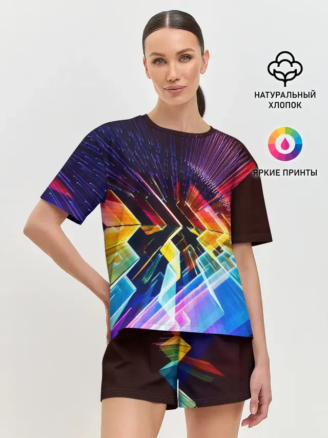 Женская пижама с шортами