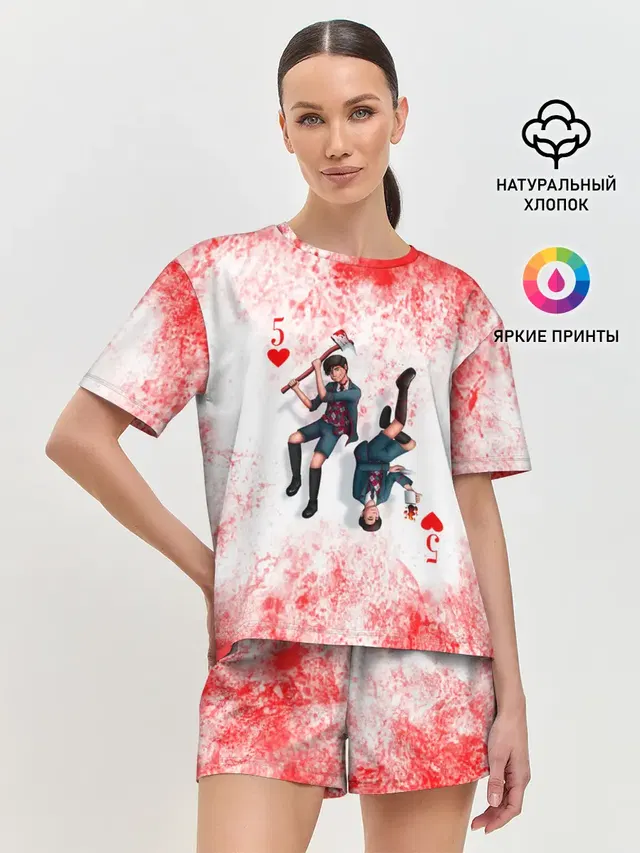 Женская пижама с шортами