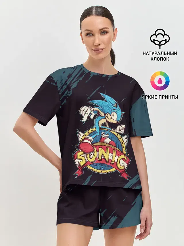 Женская пижама с шортами
