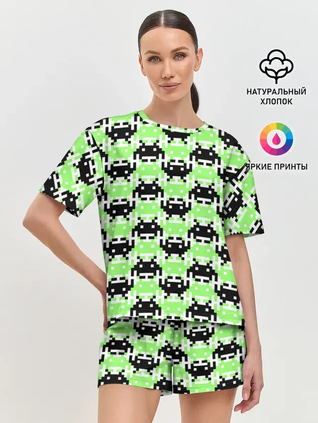 Женская пижама с шортами