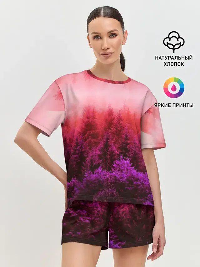 Женская пижама с шортами