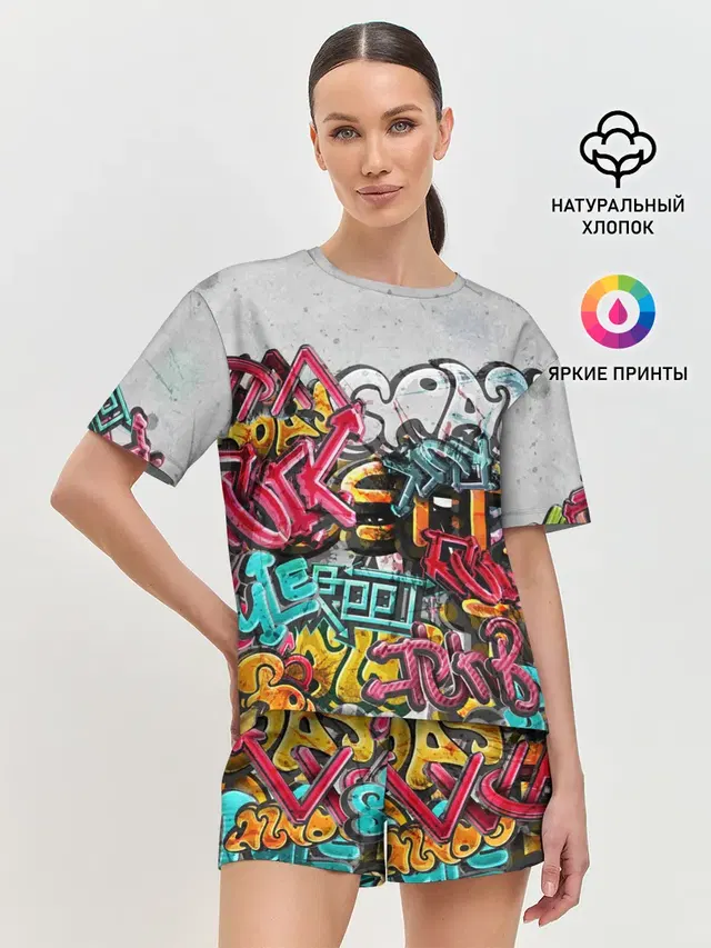 Женская пижама с шортами