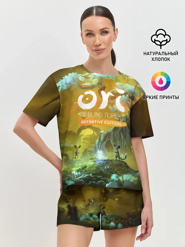 Женская пижама с шортами