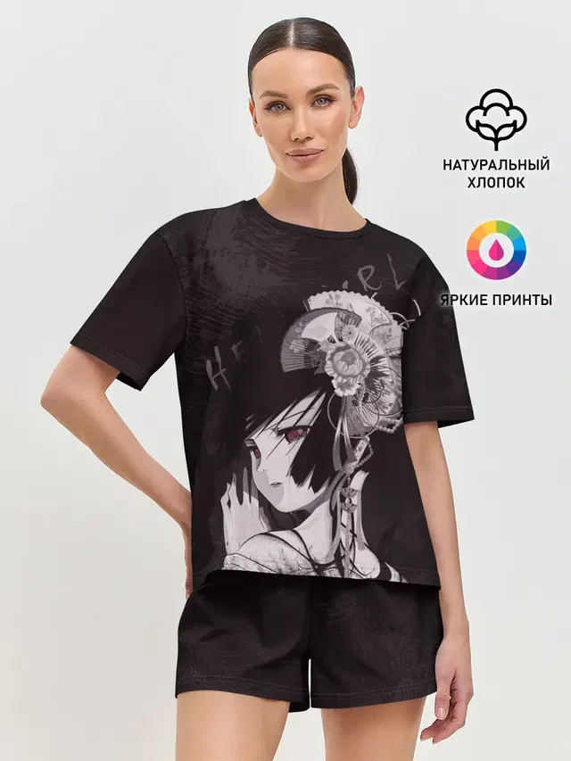 Женская пижама с шортами