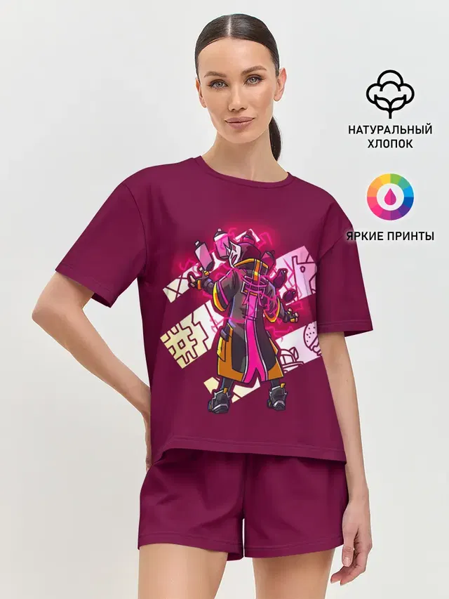 Женская пижама с шортами