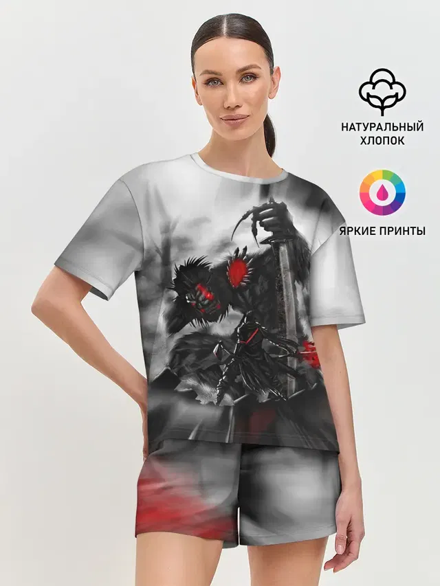 Женская пижама с шортами