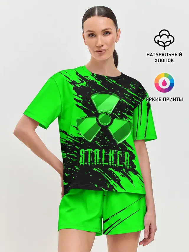 Женская пижама с шортами