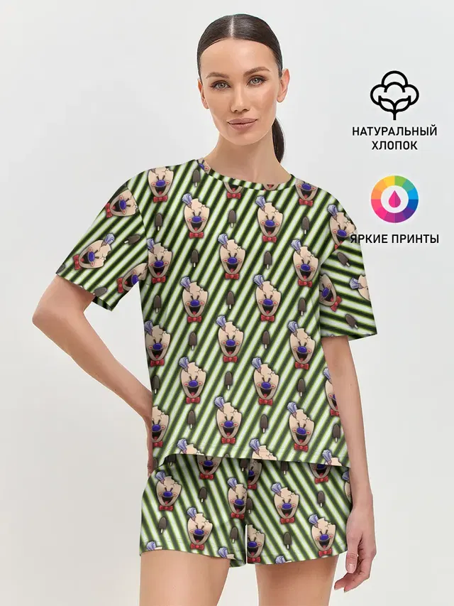 Женская пижама с шортами