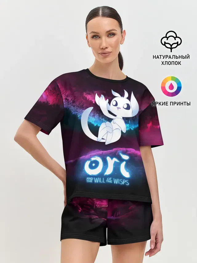 Женская пижама с шортами