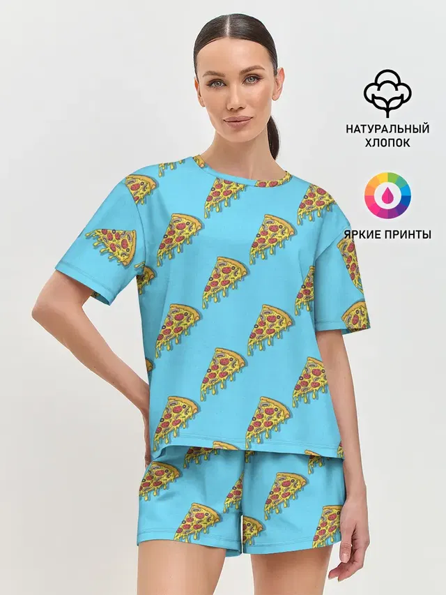 Женская пижама с шортами
