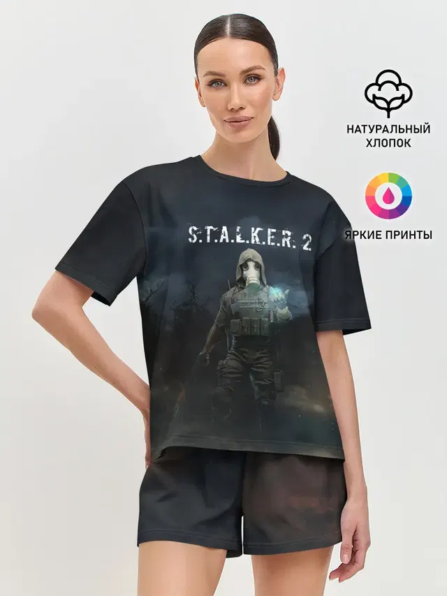 Женская пижама с шортами