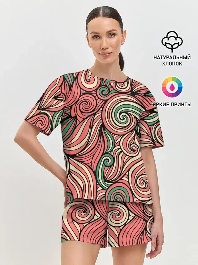 Женская пижама с шортами
